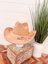 Cowboy Vegan Suede Hat Blank, Blank Hat for Burning, Hat Pyrography, Burned Hat Blank, Rancher Hat, Fedora Hat, Wide Brim Hat, Hat for Engraving