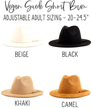 Vegan Suede Short Brim Hat Blank, Blank Hat for Burning, Hat Pyrography, Burned Hat Blank, Rancher Hat, Fedora Hat, Wide Brim Hat, Hat for Engraving