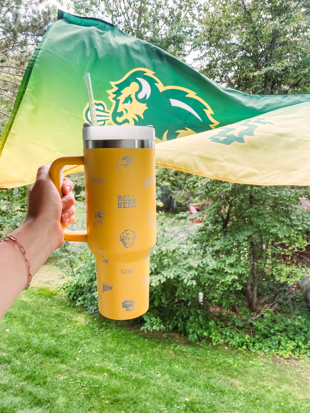 NDSU Bison Engraved Stanley Quencher
