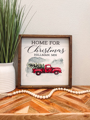 Christmas in Heaven Wooden Sign, Christmas Sign, Christmas decor, Christmas Memorial Sign, Christmas In Heaven, Holiday in Heaven