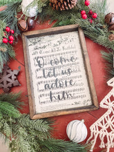 Christmas Carol Wooden Sign, Vintage Christmas Songs, Christmas decor, Vintage Christmas Sign, Christmas Hymns