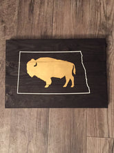 North Dakota State Bison Sign