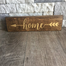 Home Arrow Sign