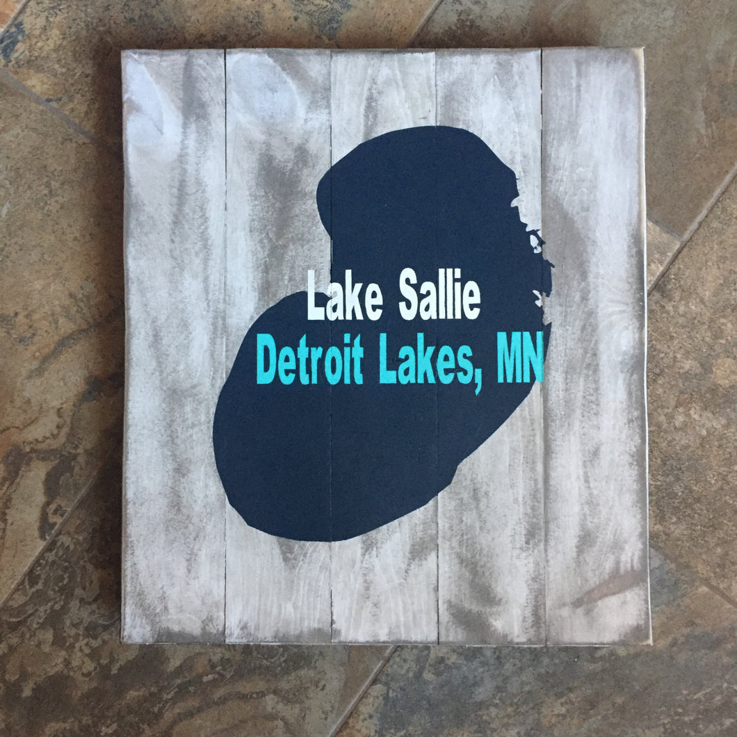 Customized Lake Sign