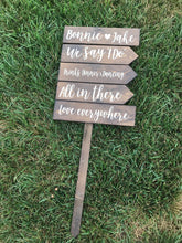 Directional Wedding Signs (4-6 boards)