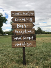 Directional Wedding Signs (4-6 boards)
