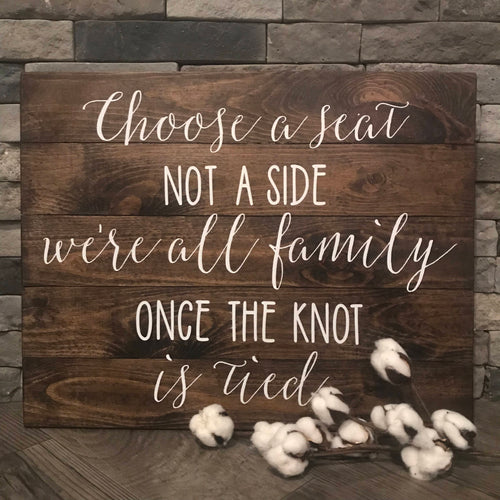 Wedding Seating Sign