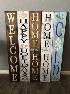 Reversible Porch Sign