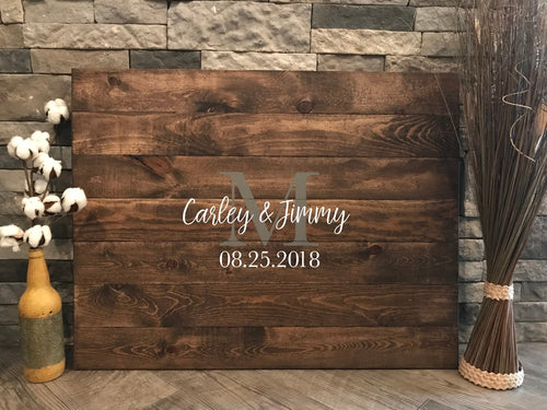 Wedding Guest Book Sign