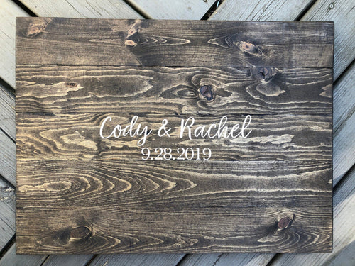 Wedding Guest Book Sign