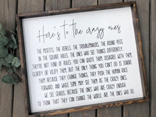 Here's to the Crazy Ones Sign, Steve Jobs Wooden Sign, Wood Signs, Inspirational Quote, Office Sign, Graduation Gift, Graduation Gift, Grad
