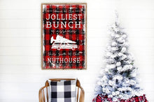 Home of the Jolliest Bunch of Assholes this Side of the Nuthouse wood framed sign, Christmas Vacation Sign, Christmas Sign, Christmas decor