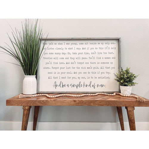 Beautiful Crazy Lyrics Luke Combs Wooden Framed Sign